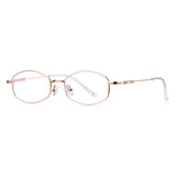 Techsuit Anti-Blue Light Glasses Reflex PC (LS501), pentru Women, Micro, Rose Auriu