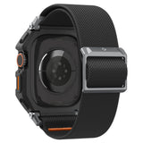 Curea pentru Apple Watch Ultra, Spigen Lite Fit Pro + Screen Protector (ACS11415), negru