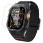 Curea pentru Apple Watch Ultra, Spigen Lite Fit Pro + Screen Protector (ACS11415), negru