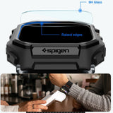 Curea pentru Apple Watch Ultra, Spigen Lite Fit Pro + Screen Protector (ACS11415), negru