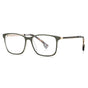 Techsuit Anti-Blue Light Glasses Reflex PC (LS202), pentru Women, Flat-Top, Olive