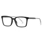 Techsuit Anti-Blue Light Glasses Reflex PC (LS091), pentru Men, Flat-Top, Negru
