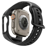 Folie Sticla Spigen, Liquid Air Pro Acs11416 Apple Watch Ultra Ultra 2 Ultra 3 Matte Koff D77310, negru