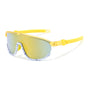 Techsuit Kids Polarized Ochelari de soare (2025), UV Protection, Gray Lens, TR Frame, Sport Design, Galben