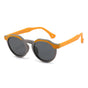 Techsuit Kids Polarized Ochelari de soare (601), UV Protection, Gray Lens, Tpee Frame, Orange / Gri