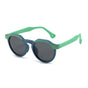 Techsuit Kids Polarized Ochelari de soare (601), UV Protection, Gray Lens, Tpee Frame, Green / Albastru