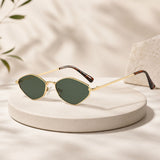 Ochelari de soare Techsuit Premium Sunglasses (6206), polarizati, UV400, negru;auriu