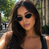 Ochelari de soare Techsuit Premium Sunglasses (6206), polarizati, UV400, negru;auriu
