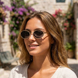 Ochelari de soare Techsuit Sunglasses (3220), polarizati, UV400, negru;auriu