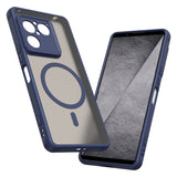 Husa pentru Sony Xperia 1 Viii, Techsuit HaloFrost II MagSafe, bleumarin
