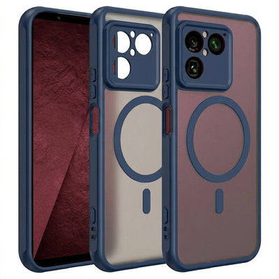 Husa pentru Sony Xperia 1 Viii, Techsuit HaloFrost II MagSafe, bleumarin
