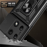 Husa pentru Xiaomi Redmi Note 13 Pro 4G, Techsuit CamShield Series, negru