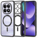 Husa pentru Xiaomi Redmi Note 15 4G, Techsuit Lux Crystal MagSafe, argintiu
