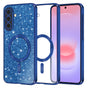 Husa pentru Samsung Galaxy A37 5G, Techsuit Lux Glitter MagSafe, albastru