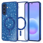 Husa pentru Samsung Galaxy A57 5G, Techsuit Lux Glitter MagSafe, albastru