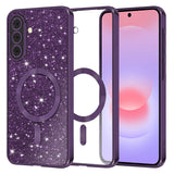 Husa pentru Samsung Galaxy A37 5G, Techsuit Lux Glitter MagSafe, albastru
