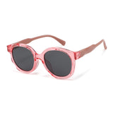 Ochelari de soare Techsuit Kids Polarized Sunglasses (627), polarizati, UV400, roz deschis