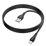Cablu Borofone de date Energy Series (BX121), USB to Type-C, PVC, 3A, 1m, negru