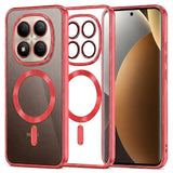 Husa pentru Xiaomi Redmi Note 15 Pro+ 5G, Techsuit Lux Crystal MagSafe, argintiu