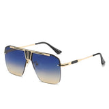 Ochelari de soare Techsuit Sunglasses (2576), polarizati, UV400, albastru;auriu