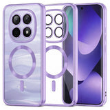 Husa pentru Xiaomi Redmi Note 15 4G, Techsuit Lux Crystal MagSafe, mov