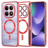Husa pentru Xiaomi Redmi Note 15 4G, Techsuit Lux Crystal MagSafe, argintiu