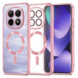 Husa pentru Xiaomi Redmi Note 15 4G, Techsuit Lux Crystal MagSafe, argintiu