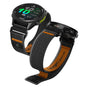 Curea pentru Garmin Fenix 5/6/6 Pro, Spigen Athlex Air QuickFit 22mm, negru;portocaliu
