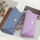 Techsuit Glasses Case (ETI4), PU, 17 x 6.5 x 2cm, Albastru