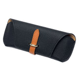 Techsuit Glasses Case (ETL3), PU, 17 x 6.5 x 2cm, Negru