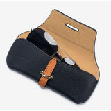 Techsuit Glasses Case (ETL3), PU, 17 x 6.5 x 2cm, Negru