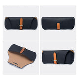 Techsuit Glasses Case (ETL3), PU, 17 x 6.5 x 2cm, Negru