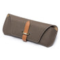 Techsuit Glasses Case (ETL3), PU, 17 x 6.5 x 2cm, Hazelnut