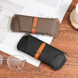 Techsuit Glasses Case (ETL3), PU, 17 x 6.5 x 2cm, Swiss Coffee