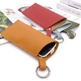 Techsuit Glasses Case (ETN6), PU, 17.5 x 8.5cm, Portocaliu