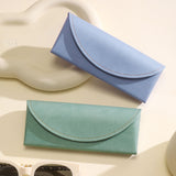 Techsuit Glasses Case (ETM3), PU, 15.2 x 6.6 x 3.6cm, Iris Albastru