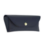 Techsuit Glasses Case (ETI4), PU, 17 x 6.5 x 2cm, Navy Albastru