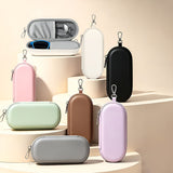 Techsuit Glasses Case (ETJ3), PU, 16.5 x 6.5 x 4cm, Gri