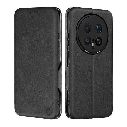 Husa pentru Honor Magic8 Pro, Techsuit Safe Wallet Plus, negru