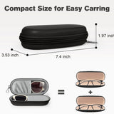 Techsuit Glasses Case (ETJ3), PU, 16.5 x 6.5 x 4cm, Lavender