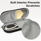 Techsuit Glasses Case (ETJ3), PU, 16.5 x 6.5 x 4cm, Cocoa