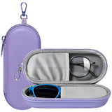 Techsuit Glasses Case (ETJ3), PU, 16.5 x 6.5 x 4cm, Lavender