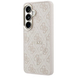 Husa pentru Samsung Galaxy S26, Guess 4G Embossed Ring MagSafe, roz