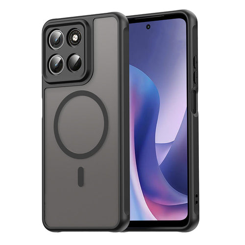 Husa pentru Motorola Moto G37, Techsuit HaloFrost II MagSafe, negru