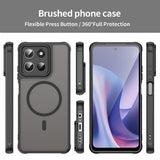Husa pentru Motorola Moto G37, Techsuit HaloFrost II MagSafe, negru