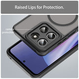Husa pentru Motorola Moto G37, Techsuit HaloFrost II MagSafe, negru