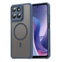 Husa pentru Motorola Moto G37, Techsuit HaloFrost II MagSafe, bleumarin
