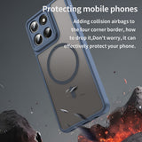 Husa pentru Motorola Moto G37, Techsuit HaloFrost II MagSafe, bleumarin