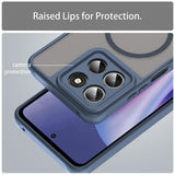 Husa pentru Motorola Moto G37, Techsuit HaloFrost II MagSafe, bleumarin
