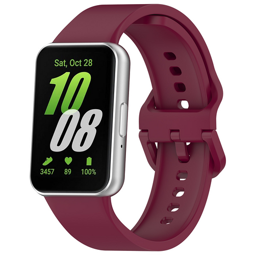 Curea pentru Samsung Galaxy Fit3, Techsuit Watchband (W086), bordo